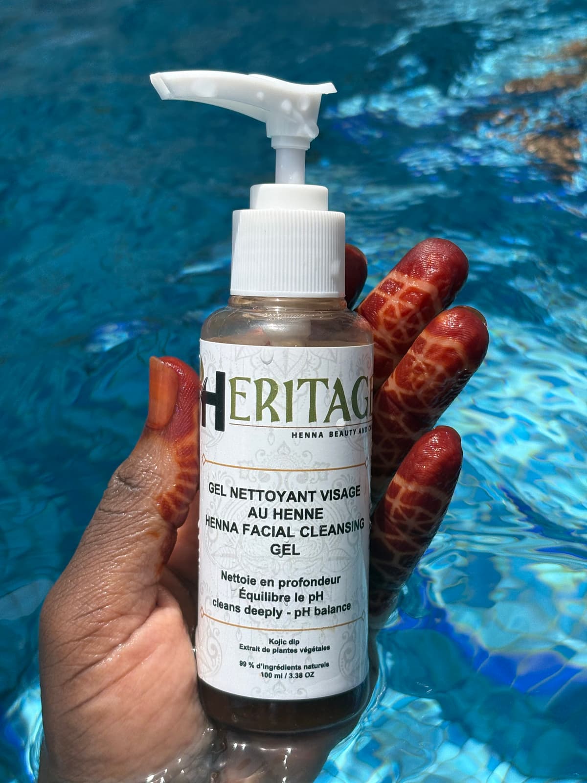 Gel Nettoyant Visage au henné